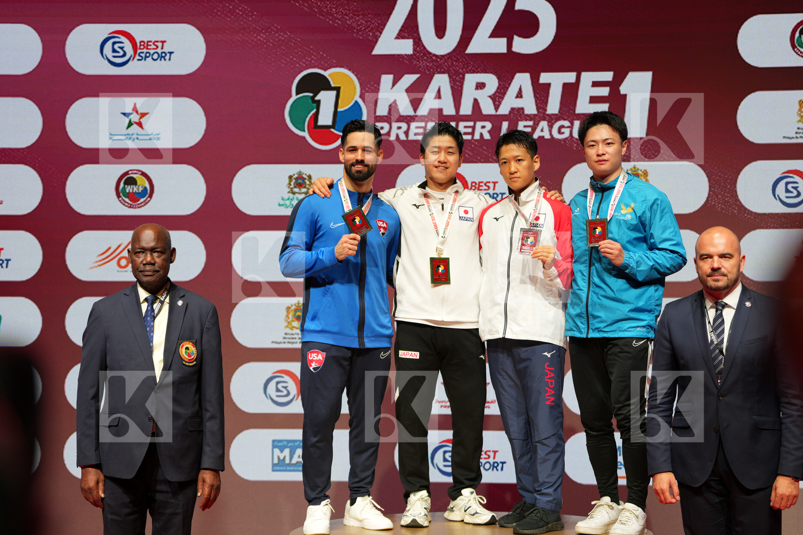 Podium ceremony in  - Final Bout