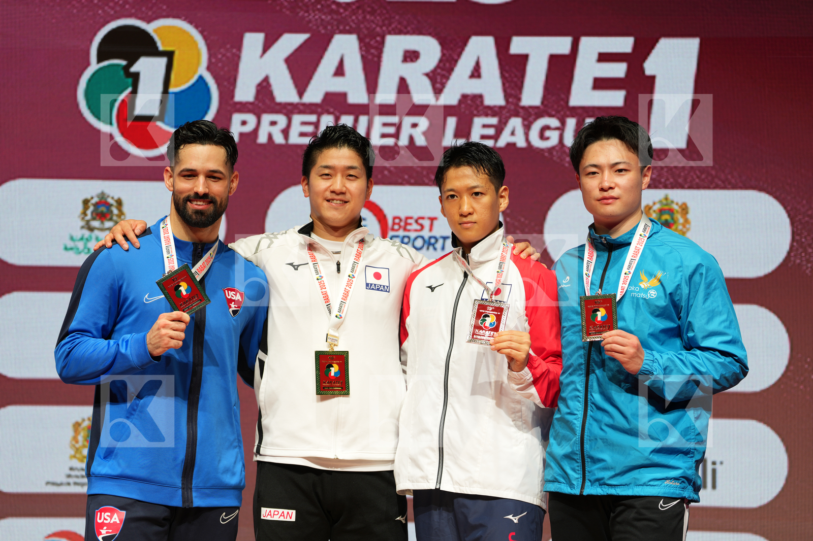 Podium ceremony in  - Final Bout