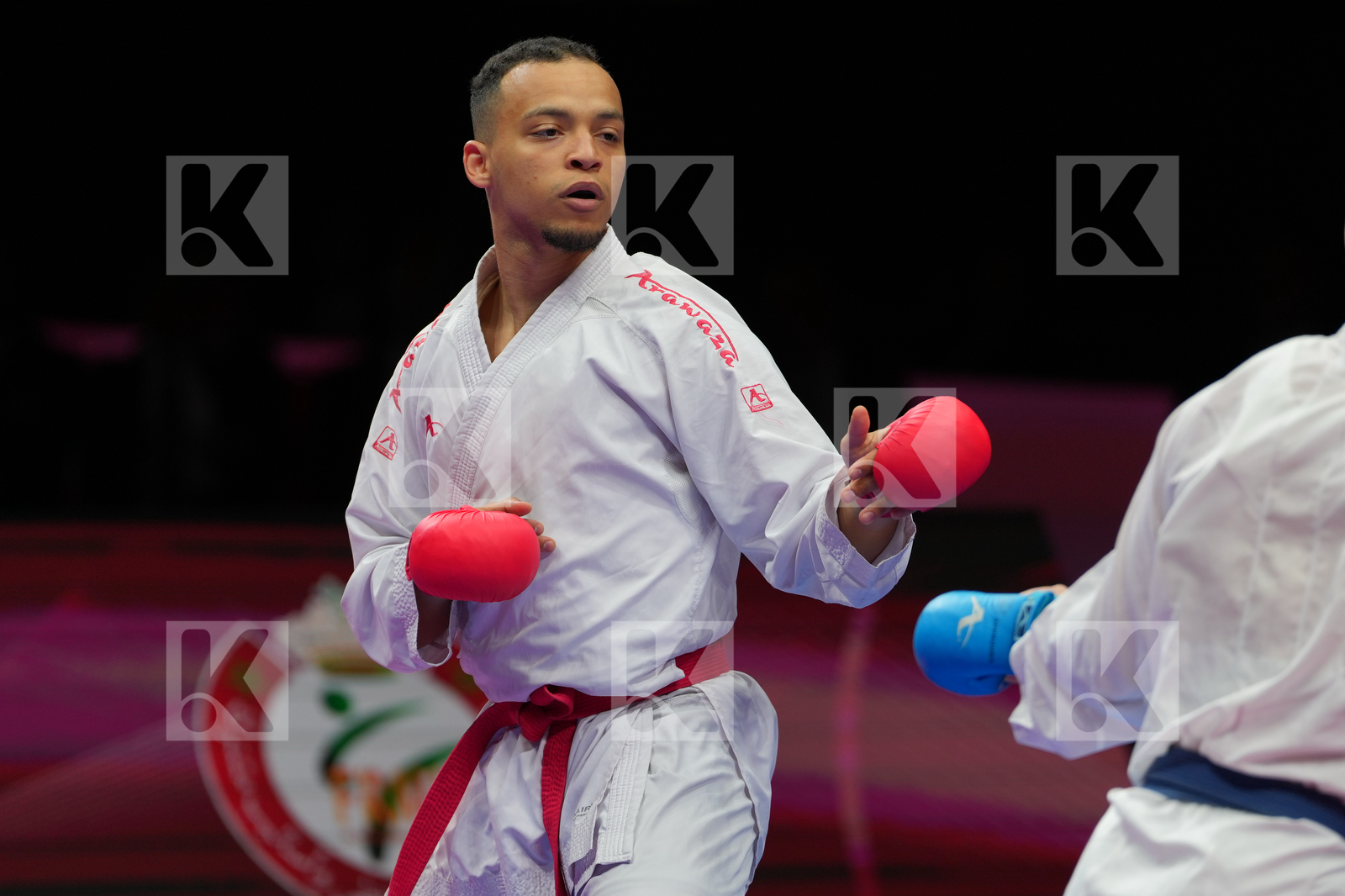 SAM HAMZA (MOROCCO) vs ARSLAN HASAN (TURKIYE) in Male Kumite -84 Kg - Bronze Bout