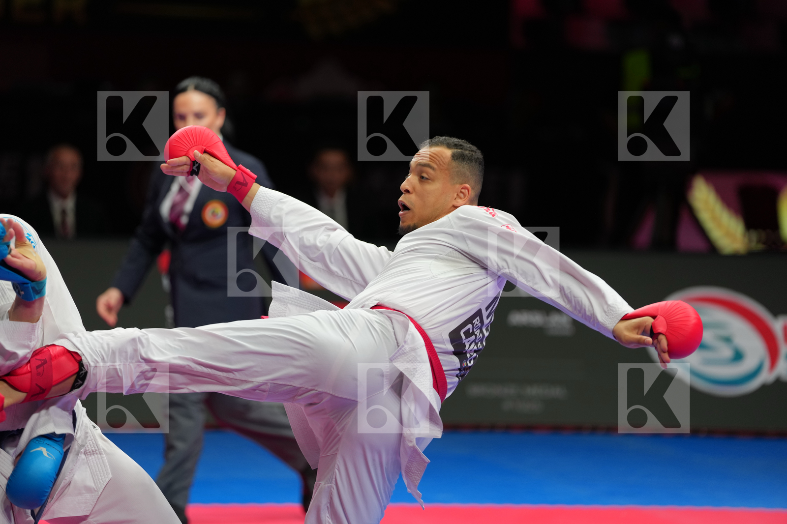 SAM HAMZA (MOROCCO) vs ARSLAN HASAN (TURKIYE) in Male Kumite -84 Kg - Bronze Bout