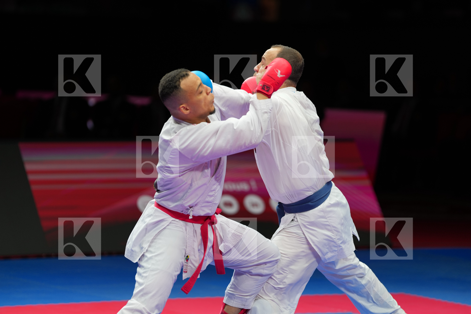SAM HAMZA (MOROCCO) vs ARSLAN HASAN (TURKIYE) in Male Kumite -84 Kg - Bronze Bout