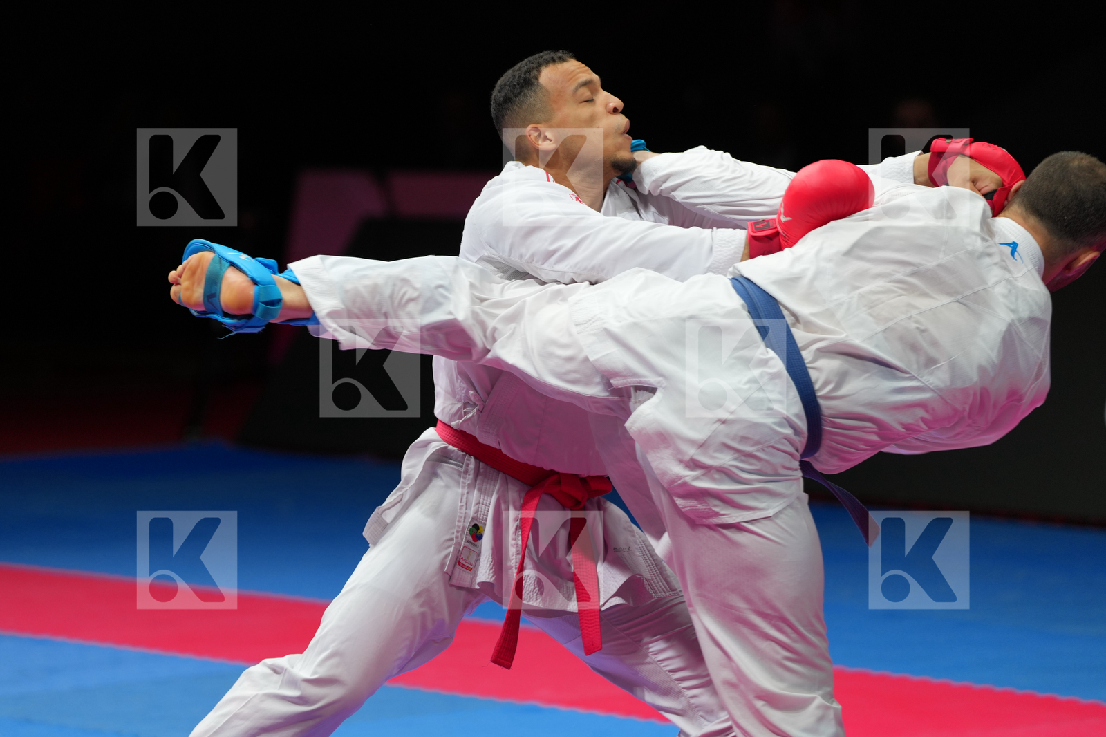 SAM HAMZA (MOROCCO) vs ARSLAN HASAN (TURKIYE) in Male Kumite -84 Kg - Bronze Bout