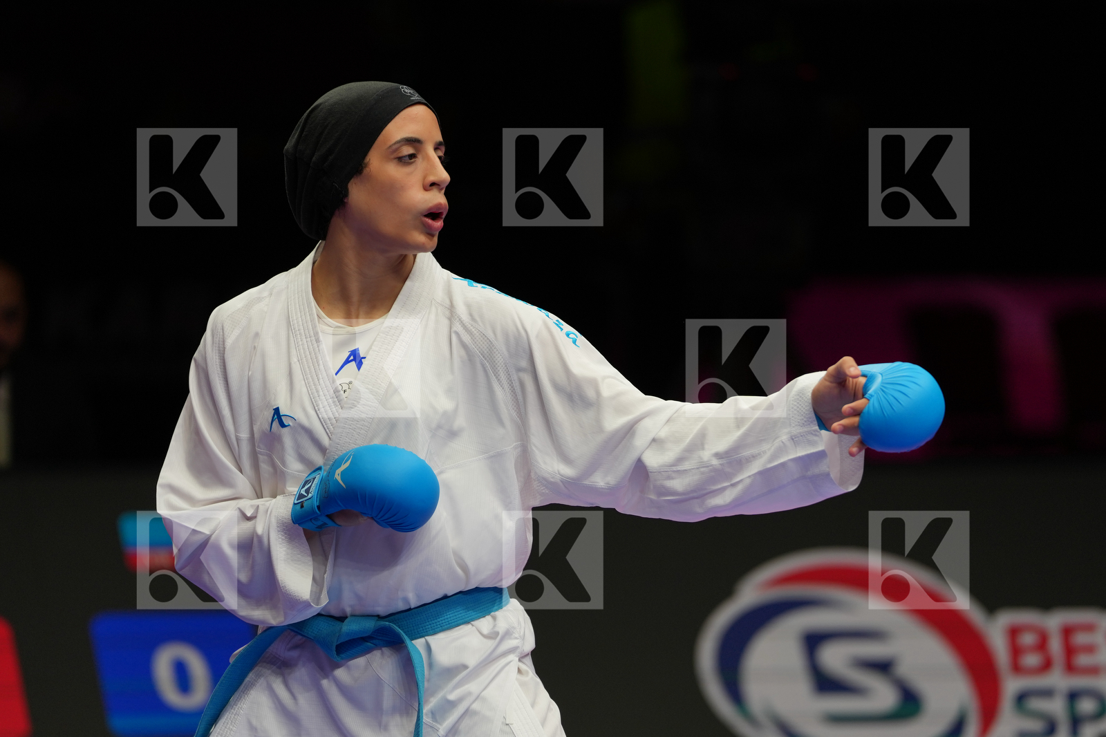 KAMA TSUBASA (JAPAN) vs ABDELAZIZ FERYAL (EGYPT) in Female Kumite -68 Kg - Bronze Bout
