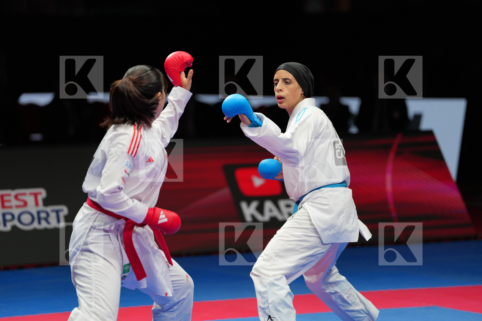 KAMA TSUBASA (JAPAN) vs ABDELAZIZ FERYAL (EGYPT) in Female Kumite -68 Kg - Bronze Bout