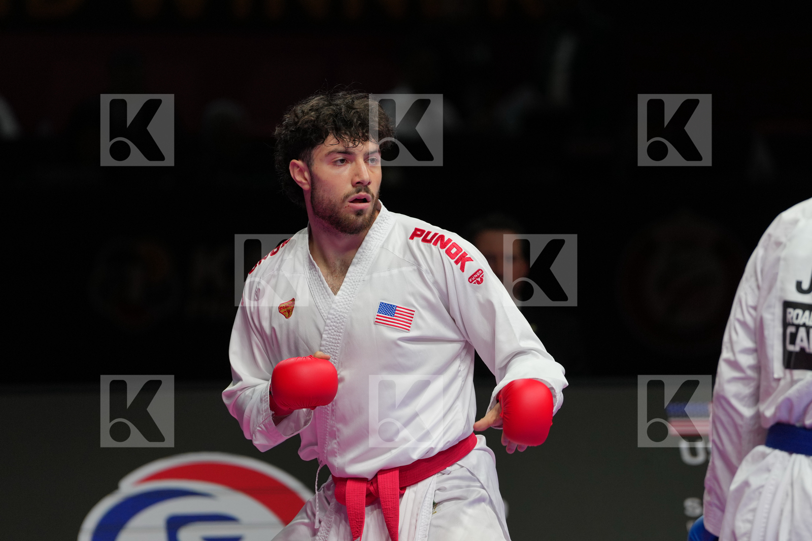 SAGILYAN EDUARD (USA) vs YOSHIMURA FUMIYA (JAPAN) in Male Kumite 84+ Kg - Bronze Bout