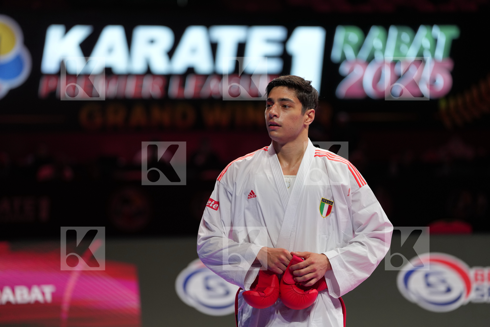 AVANZINI MATTEO (ITALY) vs MAHMOUD TAHA_TAREK (EGYPT) in Male Kumite 84+ Kg - Final Bout