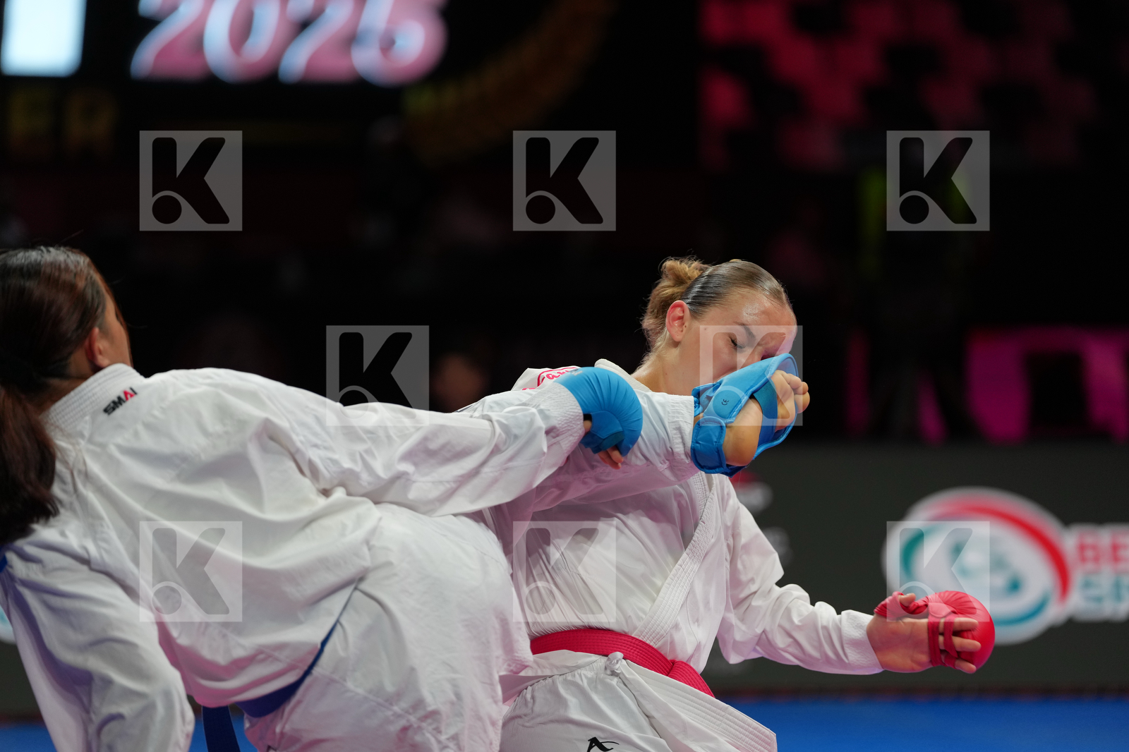PEA CLEMENCE (FRANCE) vs GURUNG ARIKA (NEPAL) in Female Kumite 68+ Kg - Bronze Bout