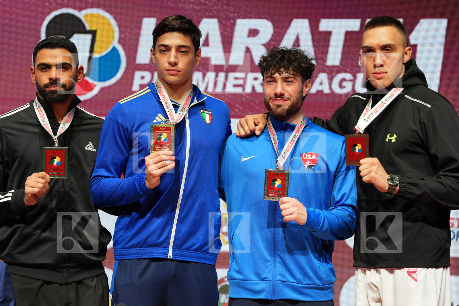 Podium ceremony in  - Final Bout