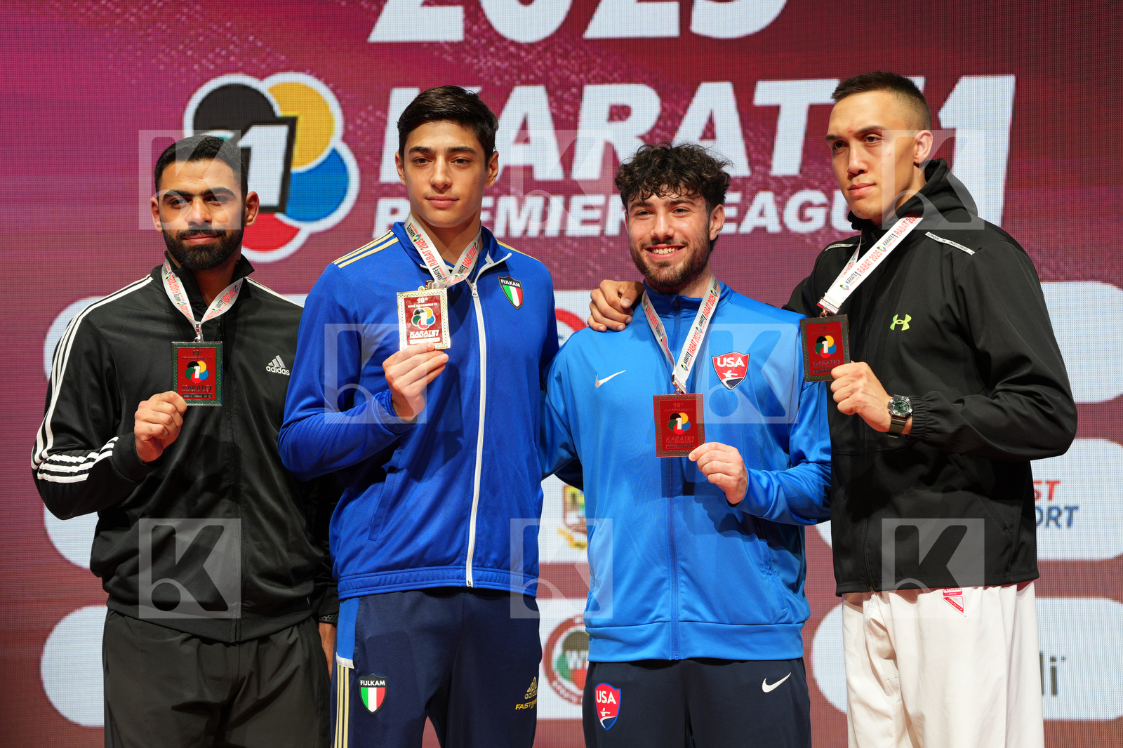 Podium ceremony in  - Final Bout