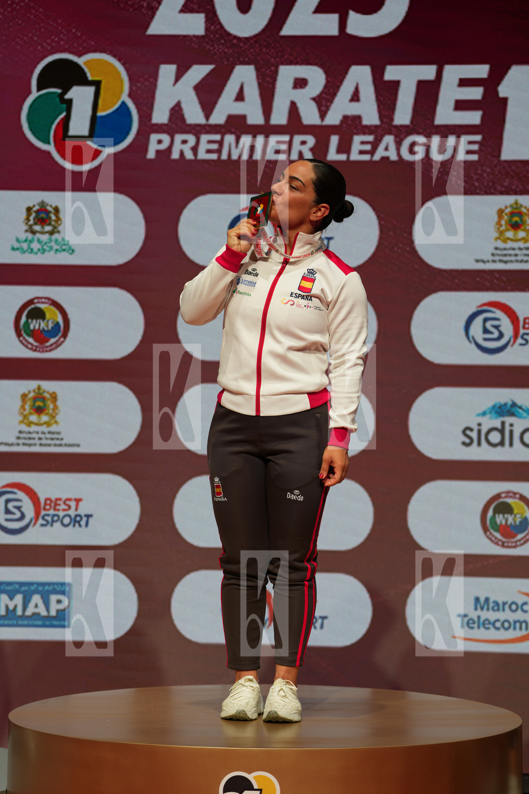 Podium ceremony in  - Final Bout