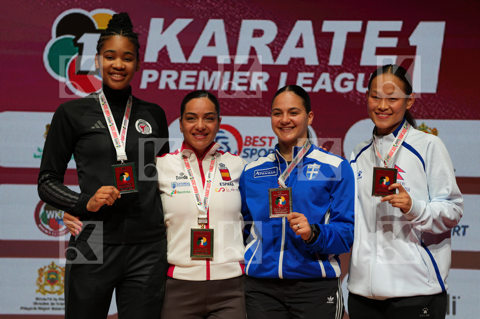 Podium ceremony in  - Final Bout