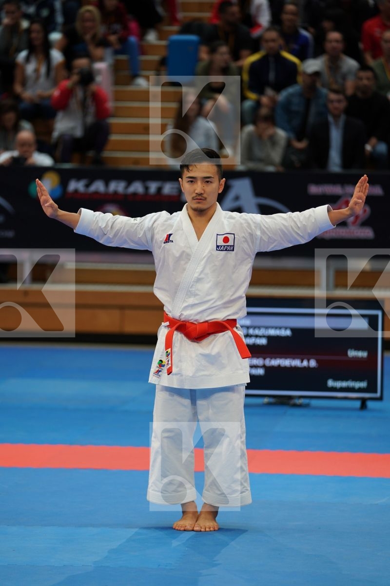 MOTO KAZUMASA (JAPAN) in Senior Male Kata - Bronze bout
