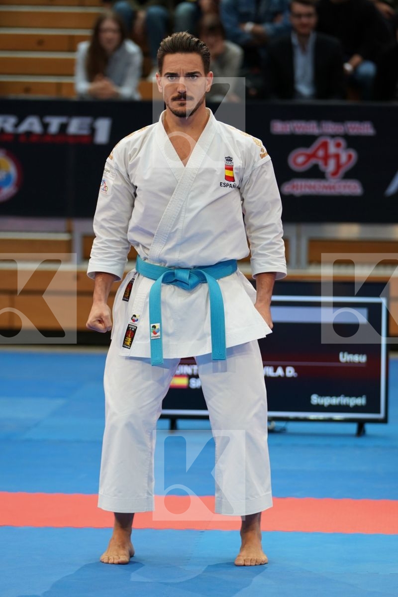 QUINTERO CAPDEVILA DAMIAN HUGO (SPAIN) in Senior Male Kata - Bronze bout