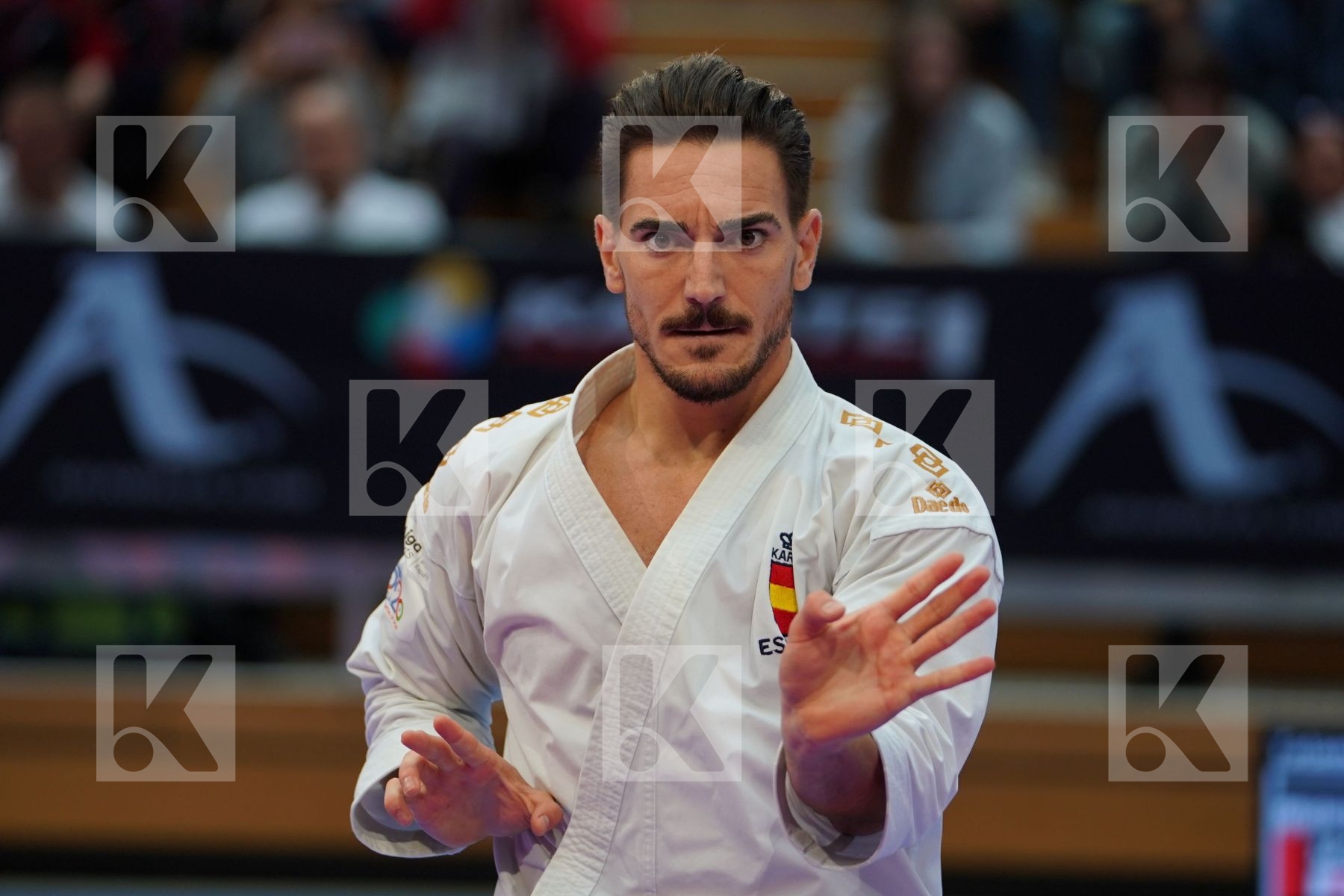 QUINTERO CAPDEVILA DAMIAN HUGO (SPAIN) in Senior Male Kata - Bronze bout