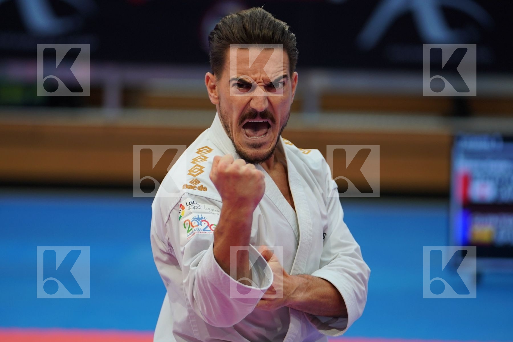 QUINTERO CAPDEVILA DAMIAN HUGO (SPAIN) in Senior Male Kata - Bronze bout