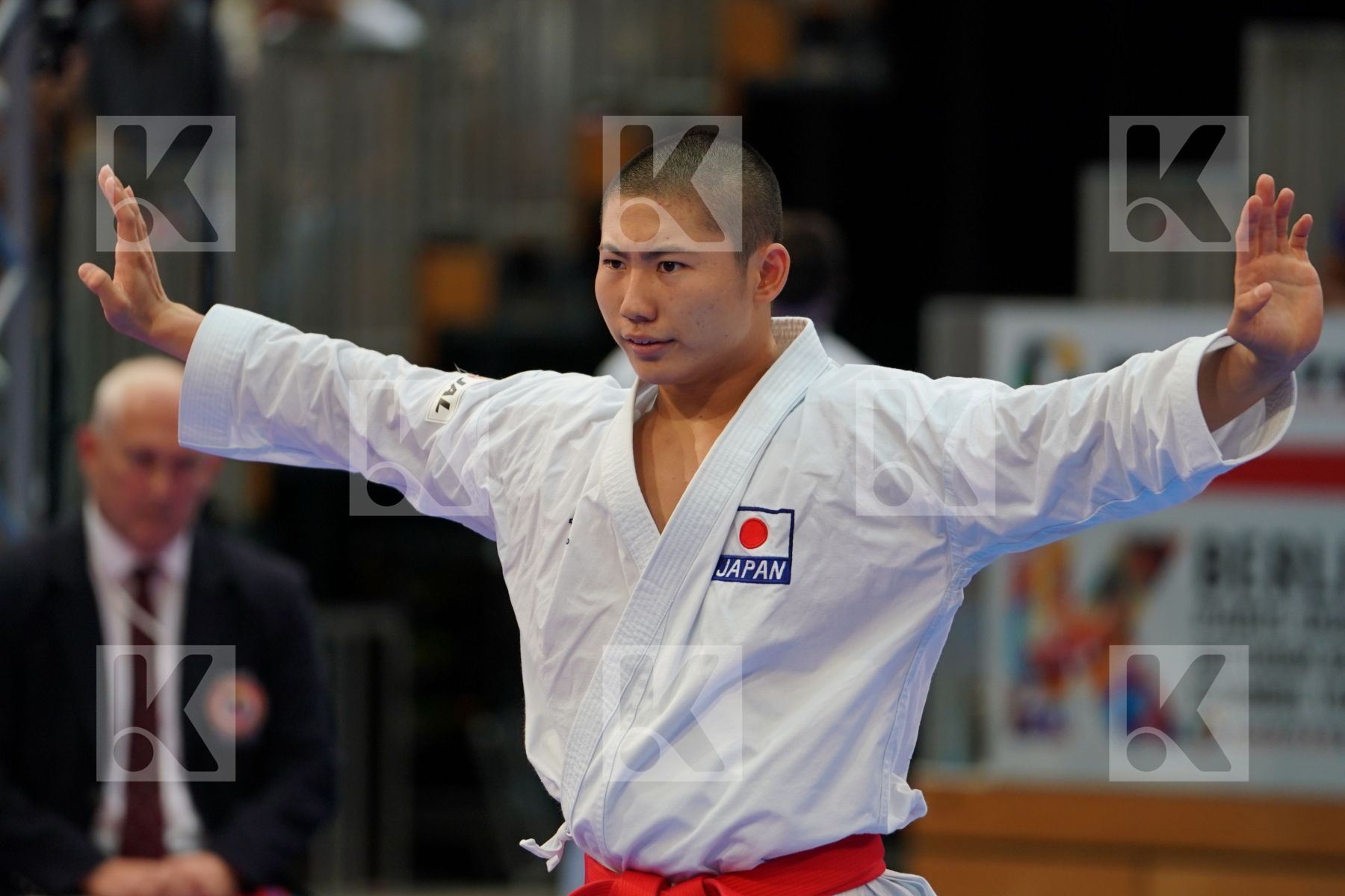 Hibi Yuta (JAPAN) in Senior Male Kata - Bronze bout