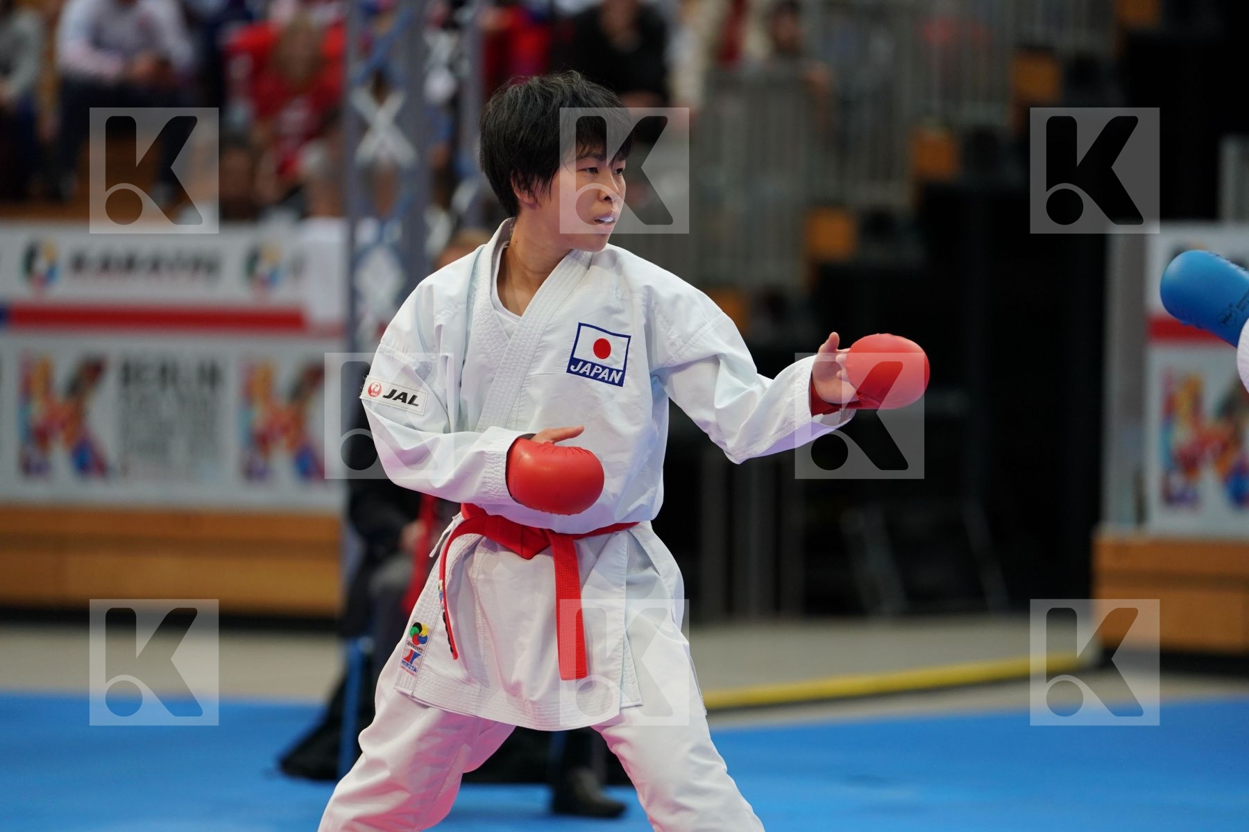 ENDO CHINATSU (JAPAN) vs RECCHIA ALEXANDRA (FRANCE) in Senior Kumite -50 Kg - Bronze bout