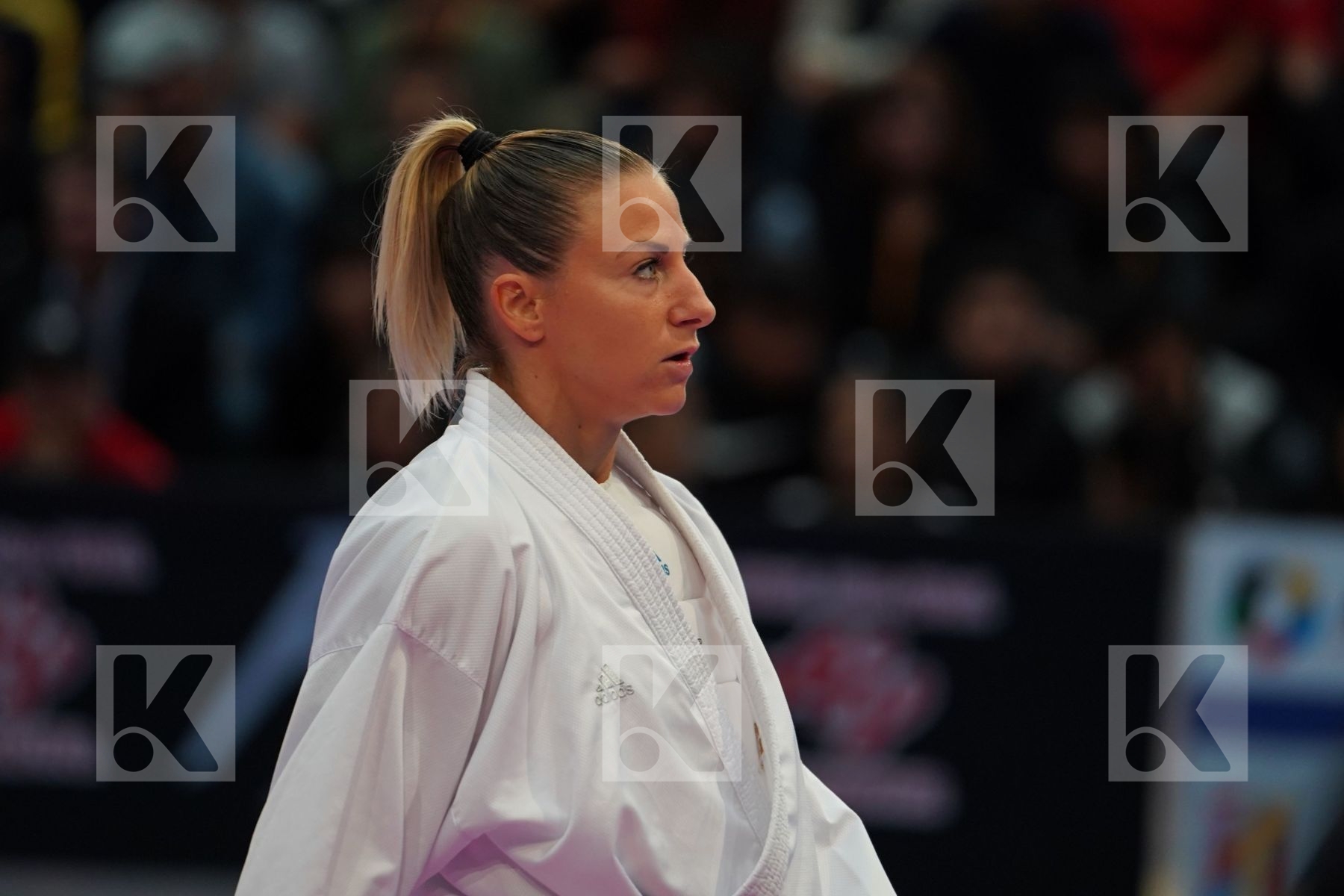 ENDO CHINATSU (JAPAN) vs RECCHIA ALEXANDRA (FRANCE) in Senior Kumite -50 Kg - Bronze bout