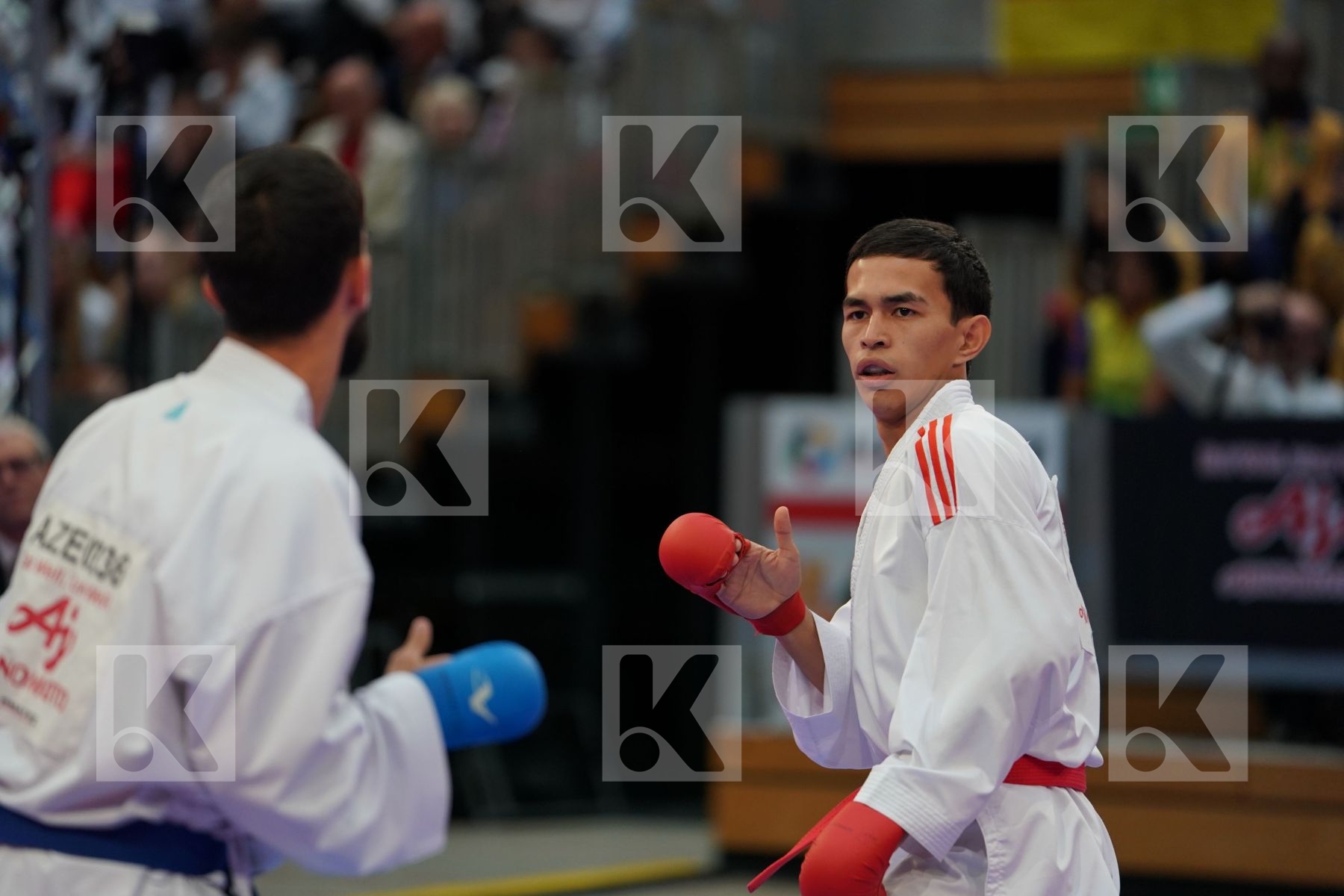 ALPYSBAY KAISAR (KAZAKHSTAN) vs FARZALIYEV FIRDOVSI (AZERBAIJAN) in Senior Kumite -60 Kg - Bronze bout