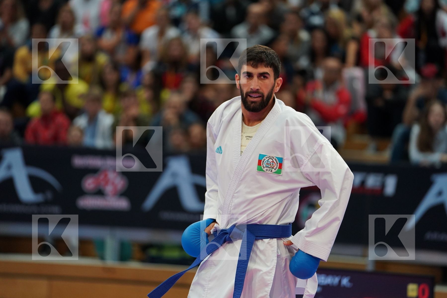 ALPYSBAY KAISAR (KAZAKHSTAN) vs FARZALIYEV FIRDOVSI (AZERBAIJAN) in Senior Kumite -60 Kg - Bronze bout