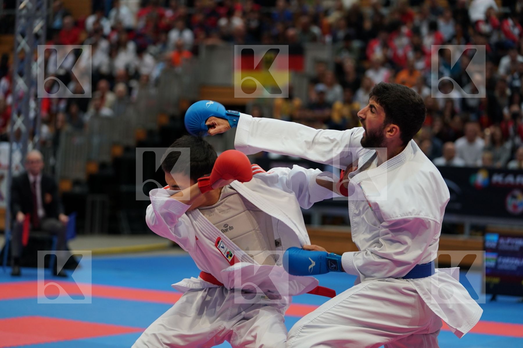 ALPYSBAY KAISAR (KAZAKHSTAN) vs FARZALIYEV FIRDOVSI (AZERBAIJAN) in Senior Kumite -60 Kg - Bronze bout