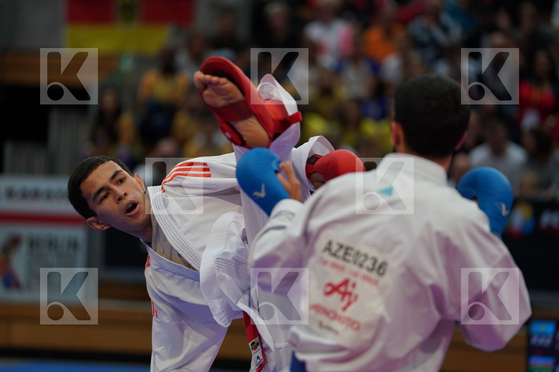 ALPYSBAY KAISAR (KAZAKHSTAN) vs FARZALIYEV FIRDOVSI (AZERBAIJAN) in Senior Kumite -60 Kg - Bronze bout