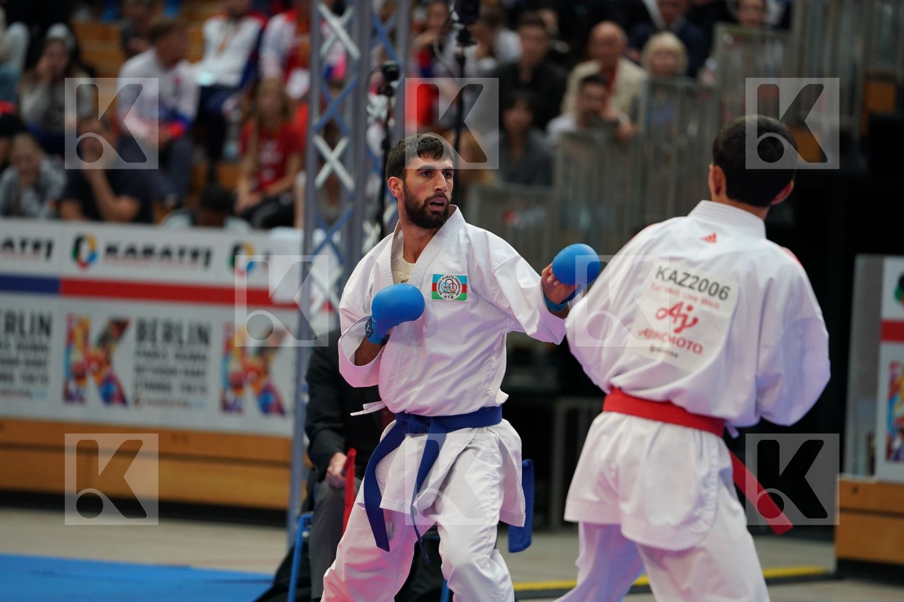 ALPYSBAY KAISAR (KAZAKHSTAN) vs FARZALIYEV FIRDOVSI (AZERBAIJAN) in Senior Kumite -60 Kg - Bronze bout