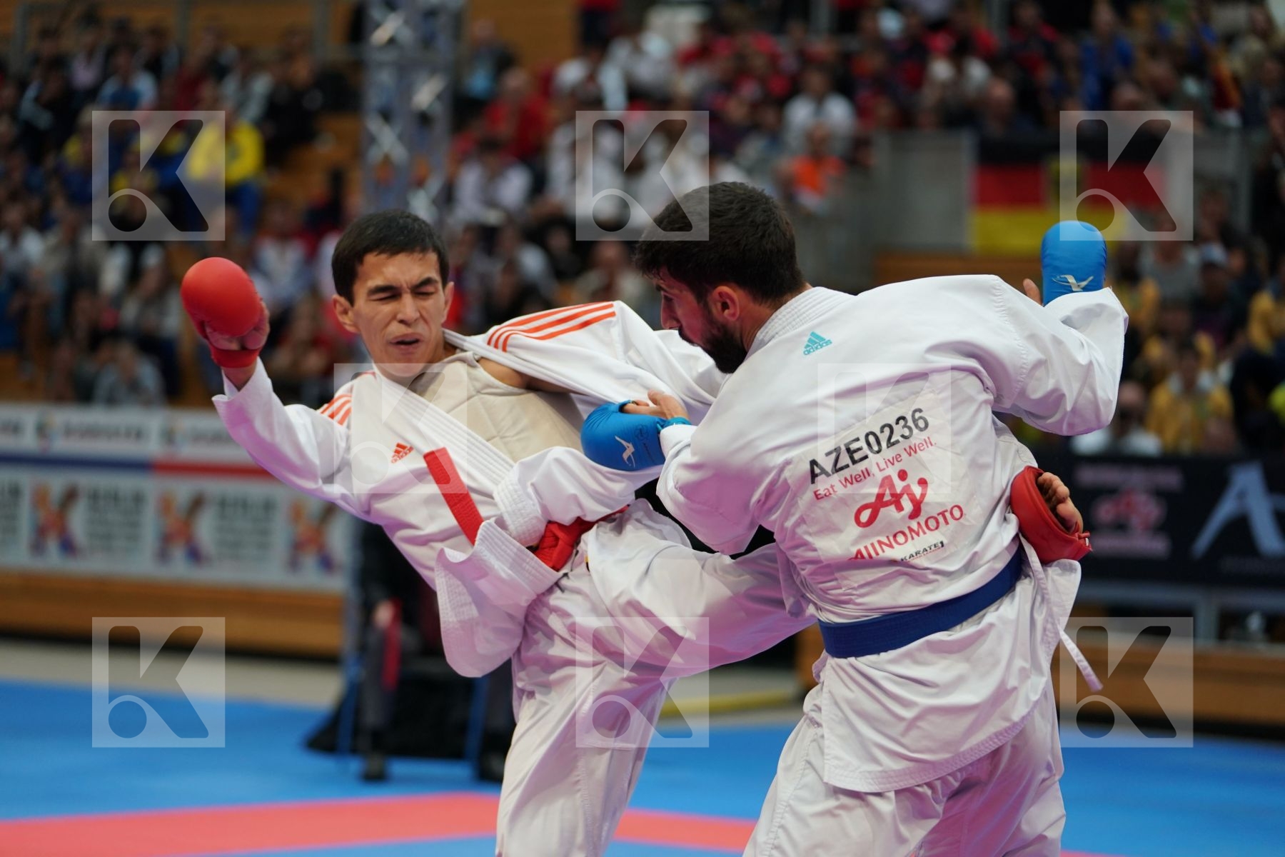 ALPYSBAY KAISAR (KAZAKHSTAN) vs FARZALIYEV FIRDOVSI (AZERBAIJAN) in Senior Kumite -60 Kg - Bronze bout