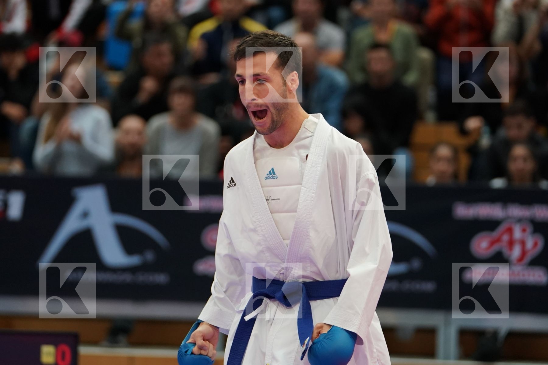 ASSADILOV DARKHAN (KAZAKHSTAN) vs MEHDIZADEH AMIR (IRAN) in Senior Kumite -60 Kg - Bronze bout