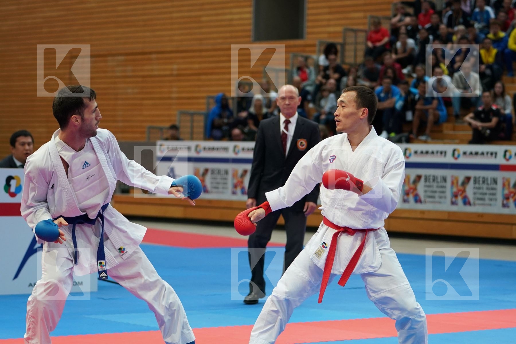 ASSADILOV DARKHAN (KAZAKHSTAN) vs MEHDIZADEH AMIR (IRAN) in Senior Kumite -60 Kg - Bronze bout