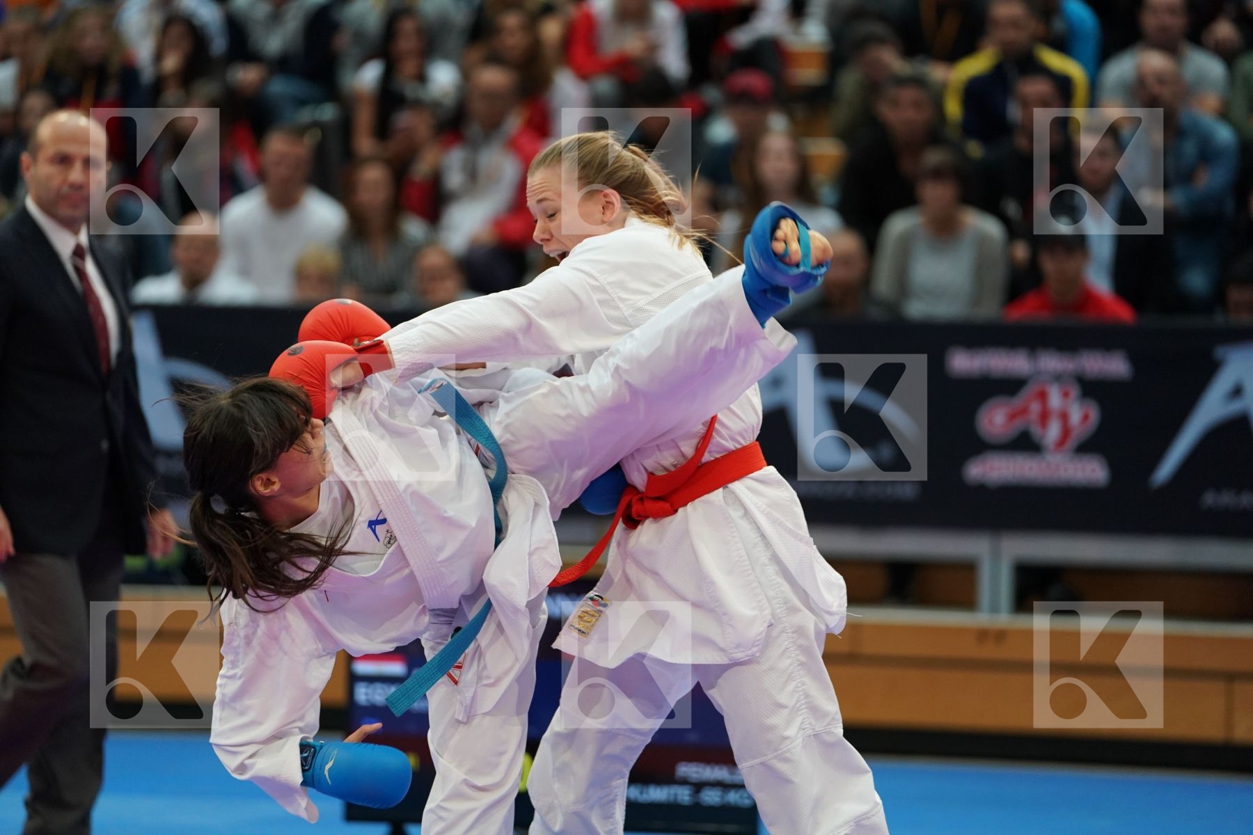 BROWN JENNA (UNITED STATE) vs ATTIA YASSMIN (EGYPT) in Senior Kumite -55 Kg - Bronze bout