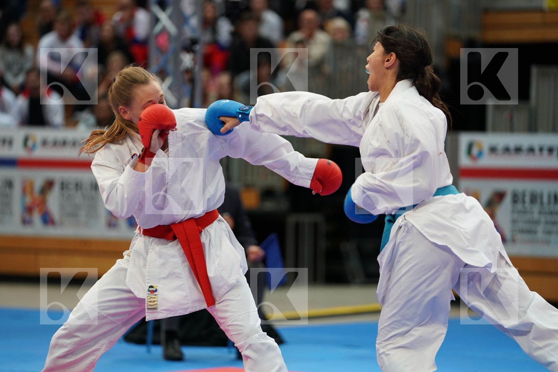 BROWN JENNA (UNITED STATE) vs ATTIA YASSMIN (EGYPT) in Senior Kumite -55 Kg - Bronze bout