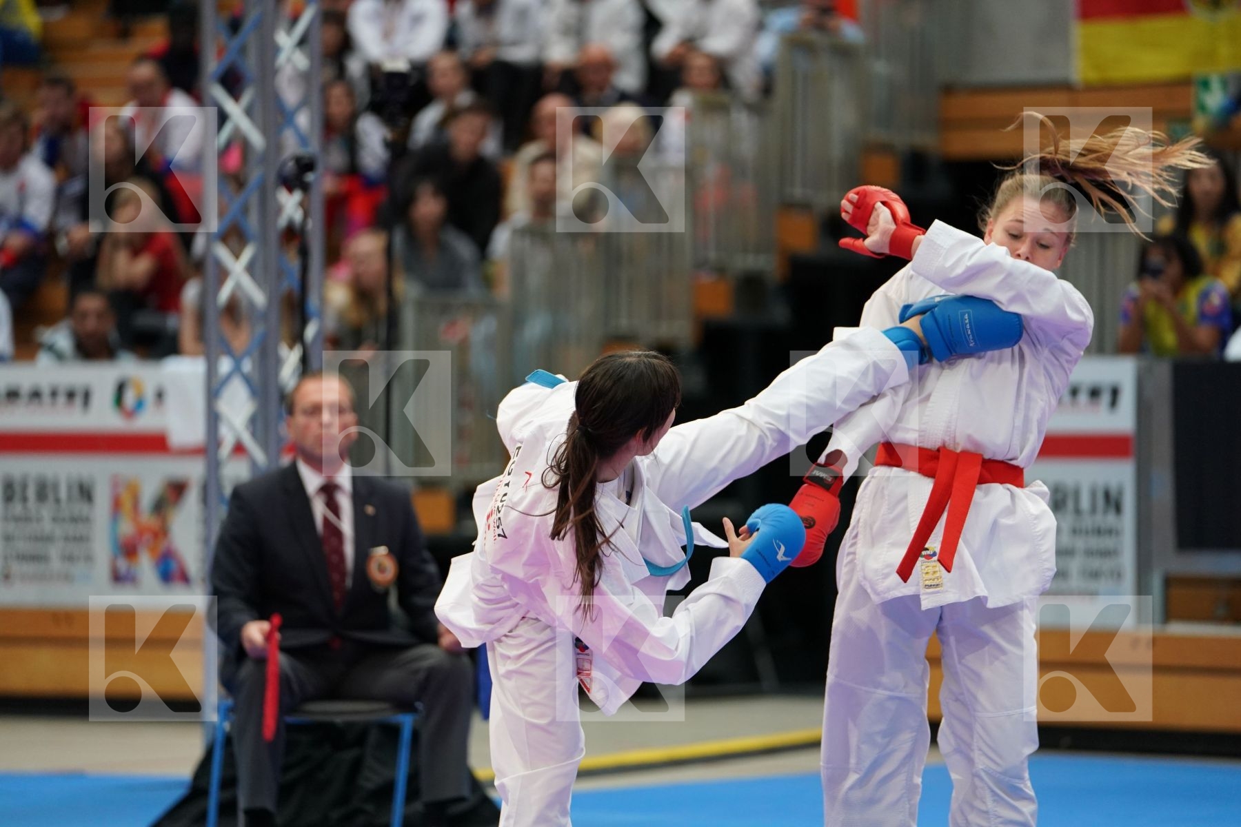 BROWN JENNA (UNITED STATE) vs ATTIA YASSMIN (EGYPT) in Senior Kumite -55 Kg - Bronze bout