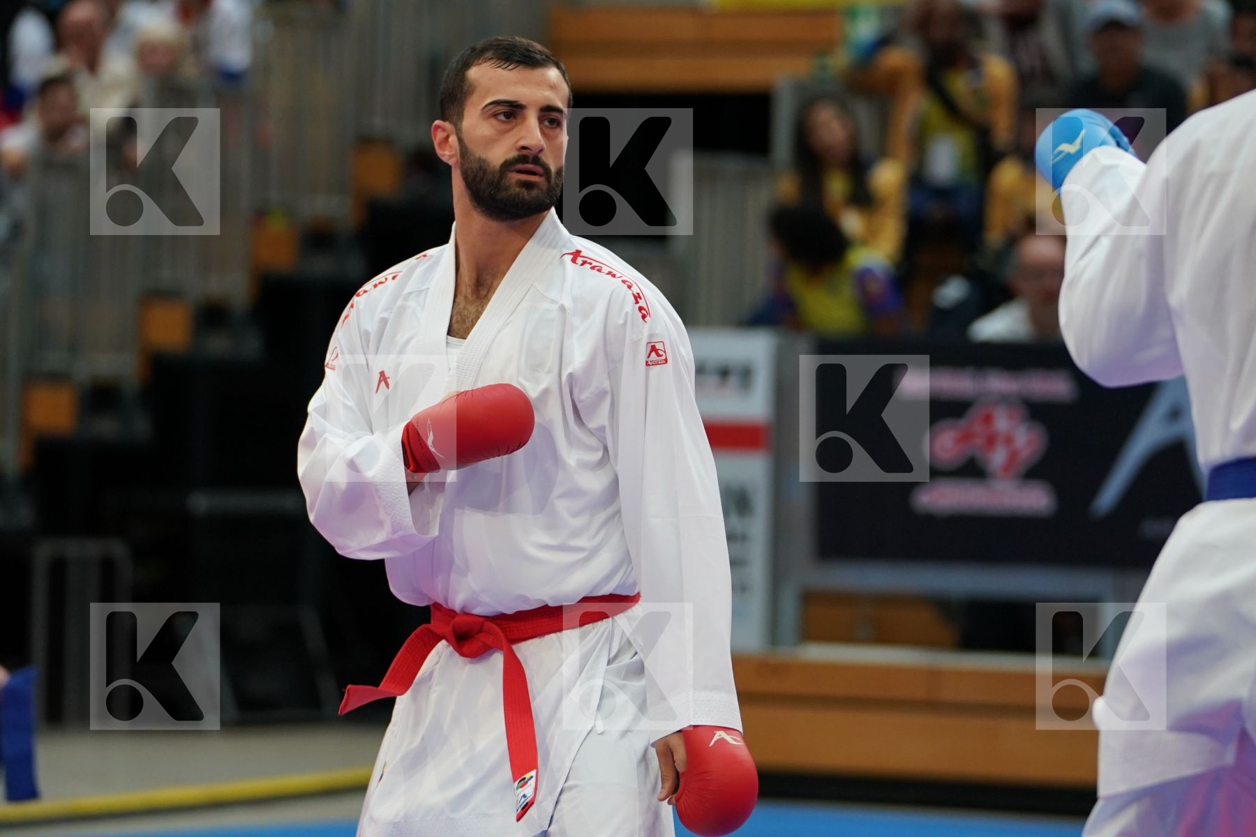 AKTAS UGUR (TURKEY ) vs POORSHAB ZABIOLLAH (IRAN) in Senior Kumite Ð 84 Kg - Bronze bout