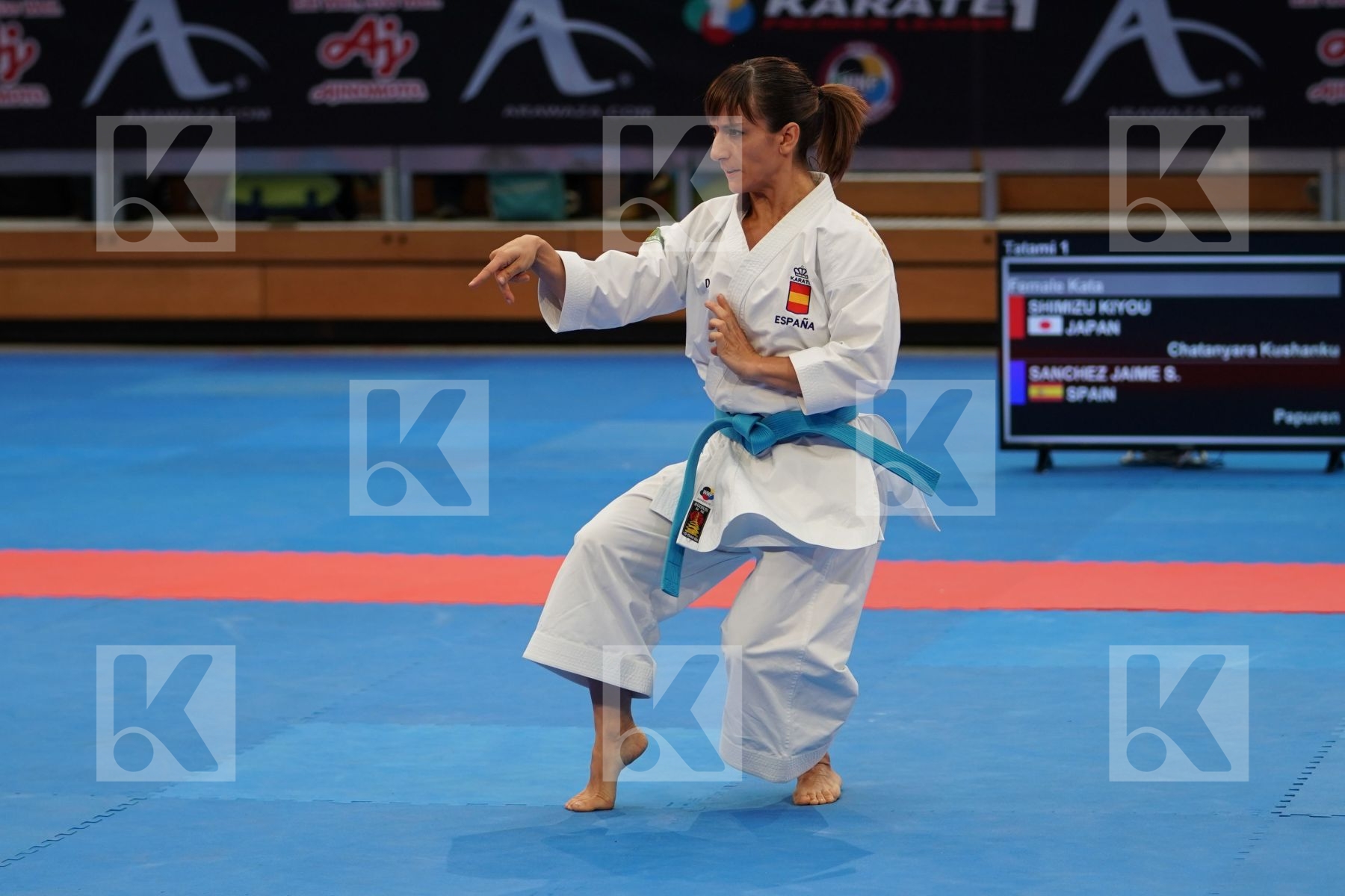 SANCHEZ JAIME SANDRA (SPAIN) in Senior Female Kata - Gold bout
