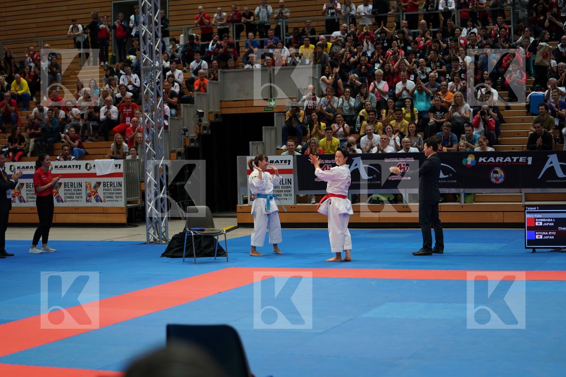 SHIMIZU KIYOU (JAPAN) vs SANCHEZ JAIME SANDRA (SPAIN) in Senior Female Kata - Gold bout