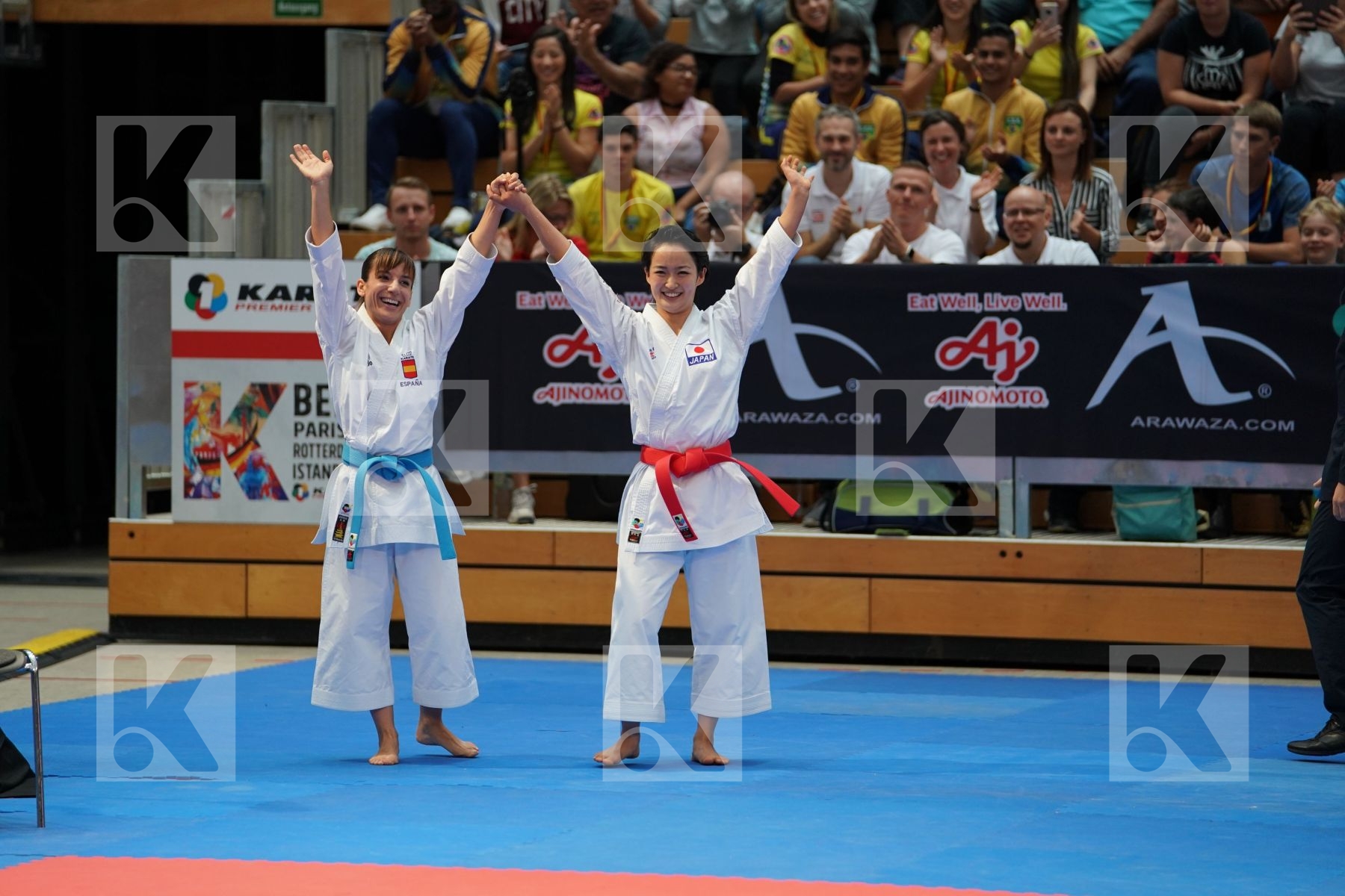 SHIMIZU KIYOU (JAPAN) vs SANCHEZ JAIME SANDRA (SPAIN) in Senior Female Kata - Gold bout