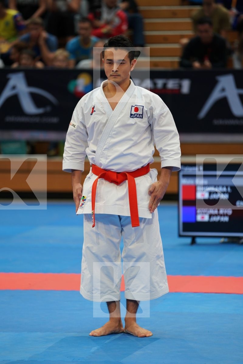 SHIMBABA ISSEI (JAPAN) in Senior Male Kata - Gold bout