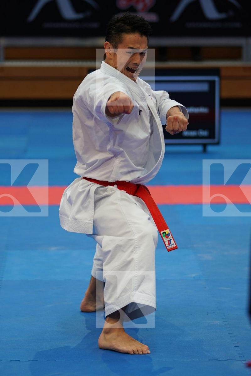 SHIMBABA ISSEI (JAPAN) in Senior Male Kata - Gold bout