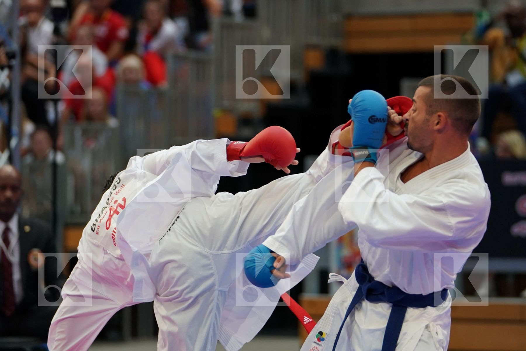 Figueira Vinicius (BRASIL) vs MARESCA LUCA (ITALIA) in Senior Kumite -67 Kg - Gold bout