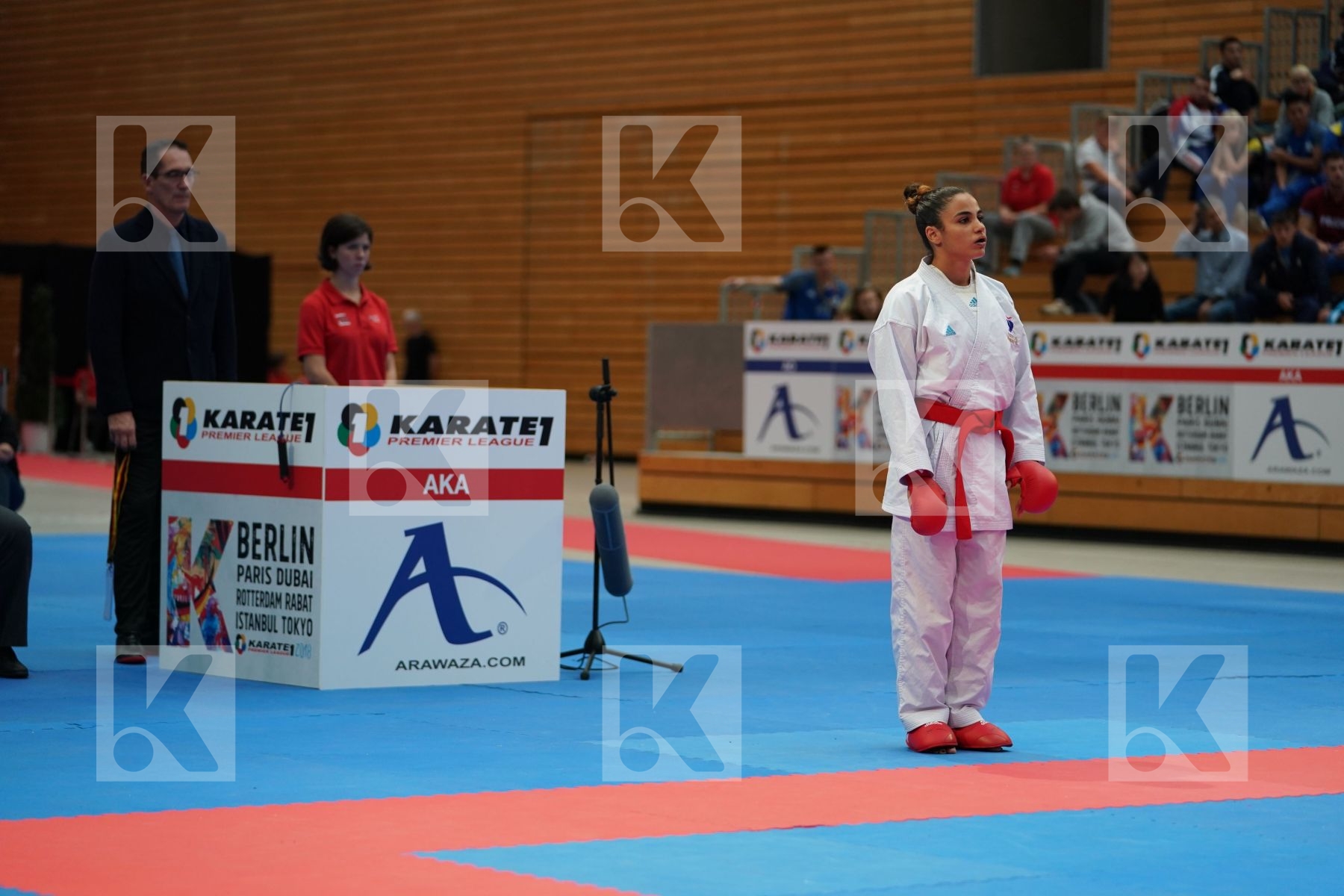 HEURTAULT LEILA (FRANCE) vs GRANDE ALEXANDRA (PERU) in Senior Kumite Ð 61 Kg - Gold bout