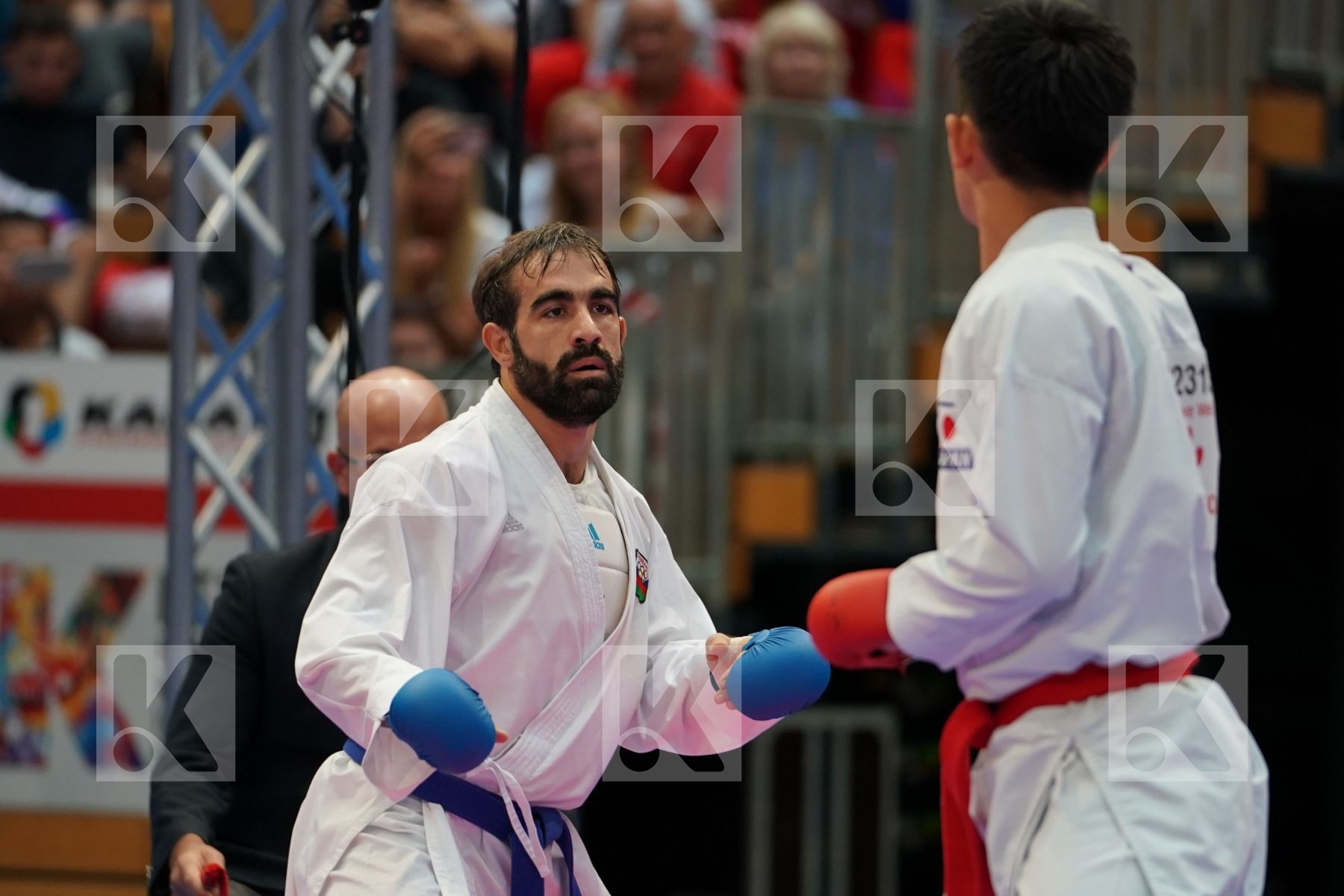 Sakiyama Yusei (JAPAN) vs AGHAYEV RAFAEL (AZERBAIJAN) in Senior Kumite Ð 75 Kg - Gold bout