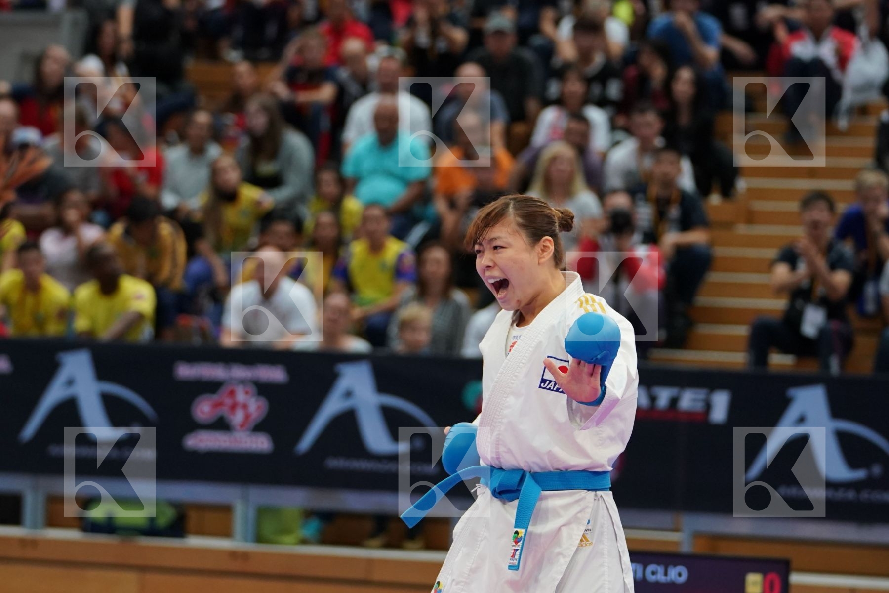 FERRACUTI CLIO (ITALIA) vs UEKUSA AYUMI (JAPAN) in Senior Kumite 68+ Kg - Gold bout