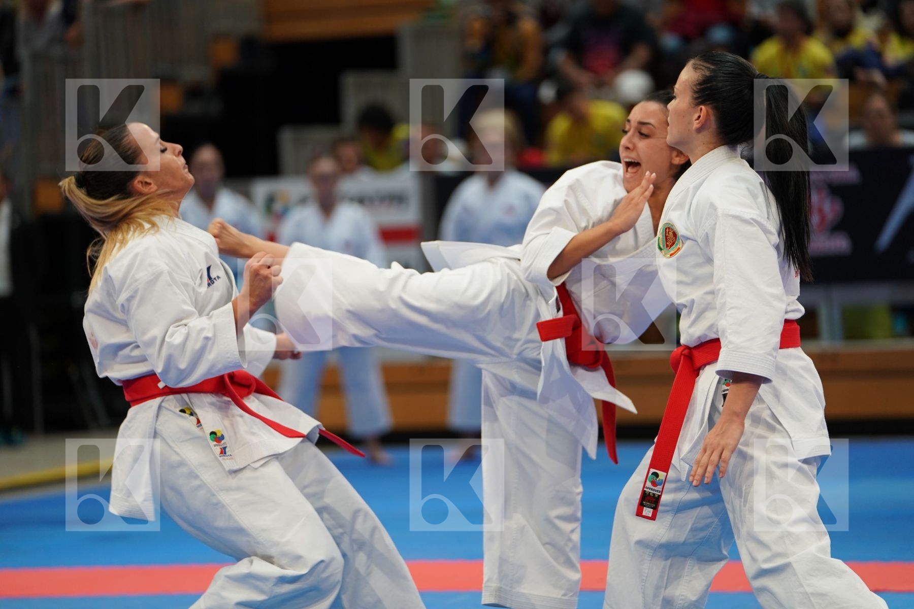 ITALIA (BATTAGLIA, Casale, Pezzetti) in Senior Team Female Kata - Gold bout