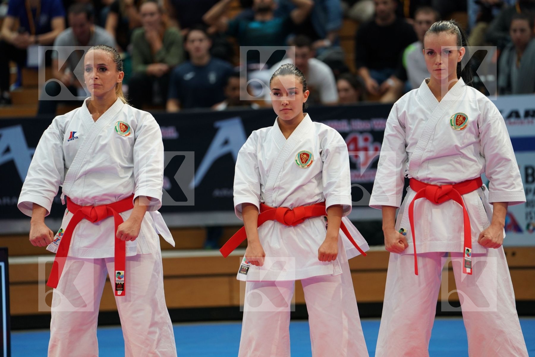 ITALIA (BATTAGLIA, Casale, Pezzetti) in Senior Team Female Kata - Gold bout