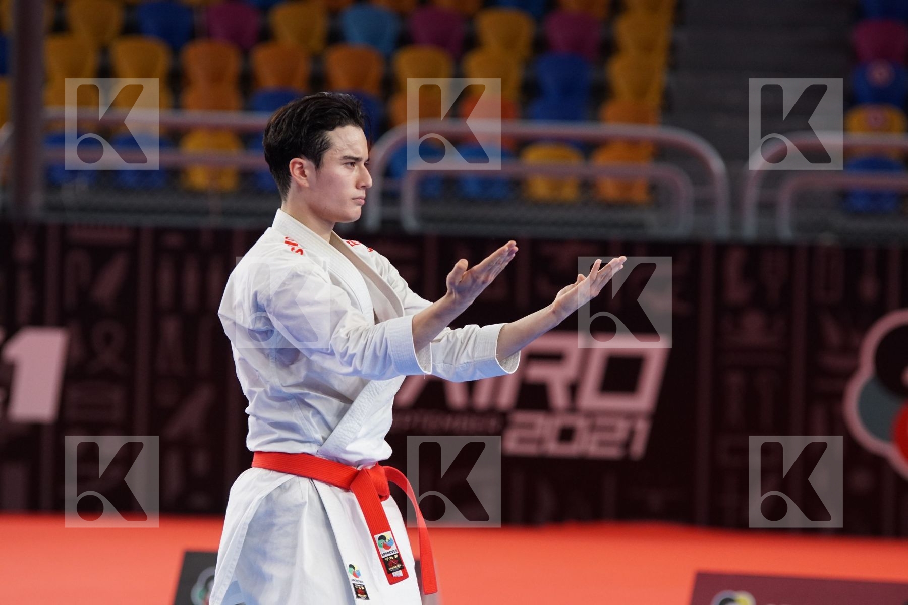 Yuki UJIHARA (SWITZERLAND) in Male Kata - Bronze bout