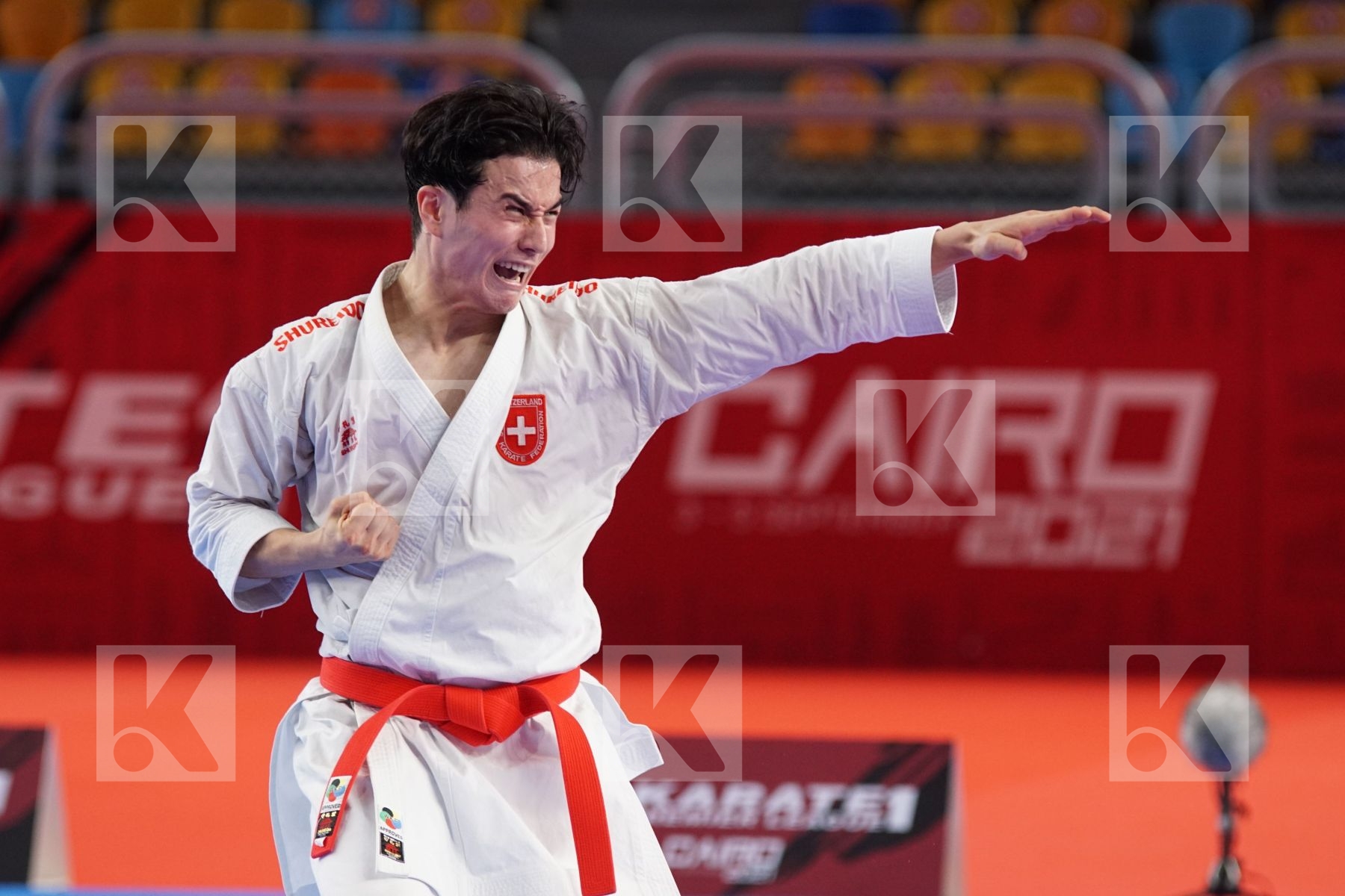 Yuki UJIHARA (SWITZERLAND) in Male Kata - Bronze bout