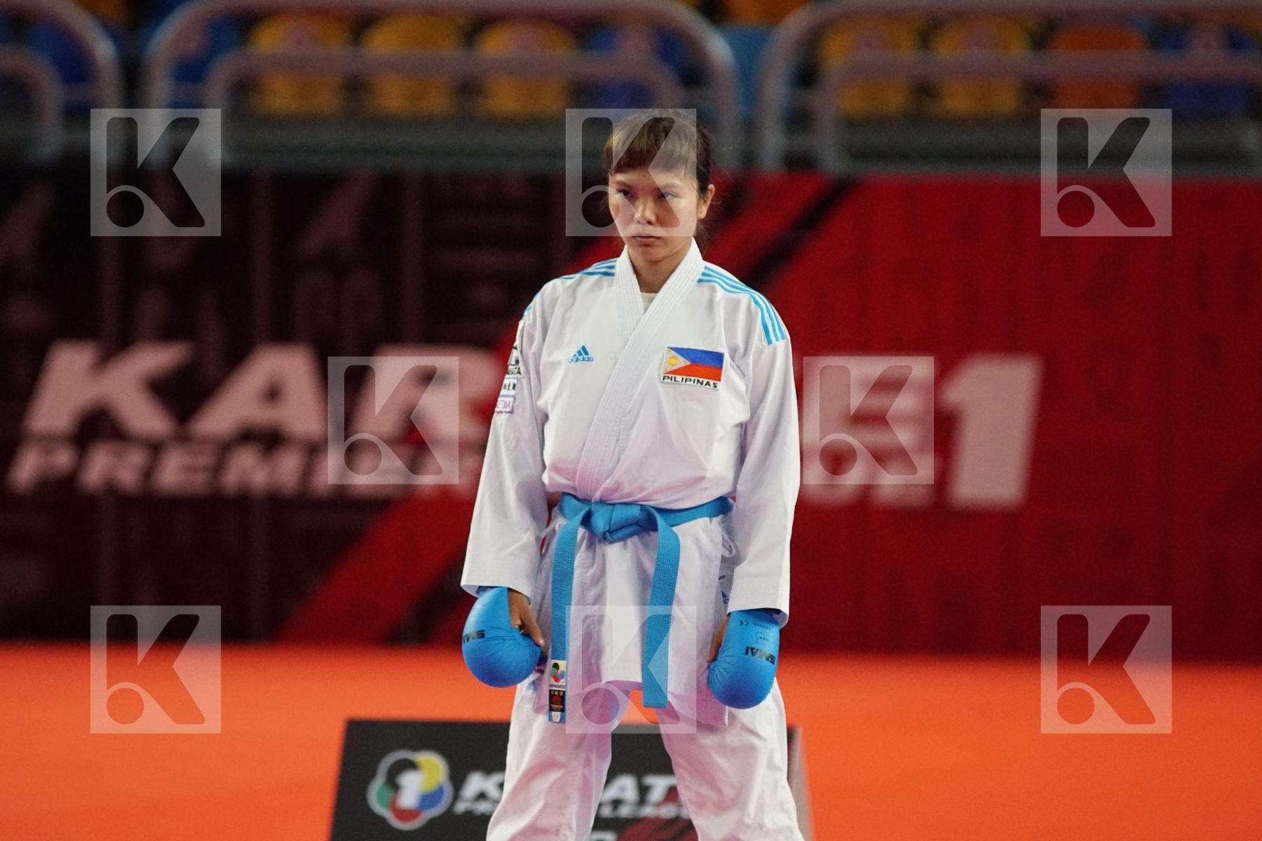 Reem Ahmed SALAMA (EGYPT) vs (Junna TSUKII (PHILIPPINES) in Female Kumite -50 Kg - Bronze bout