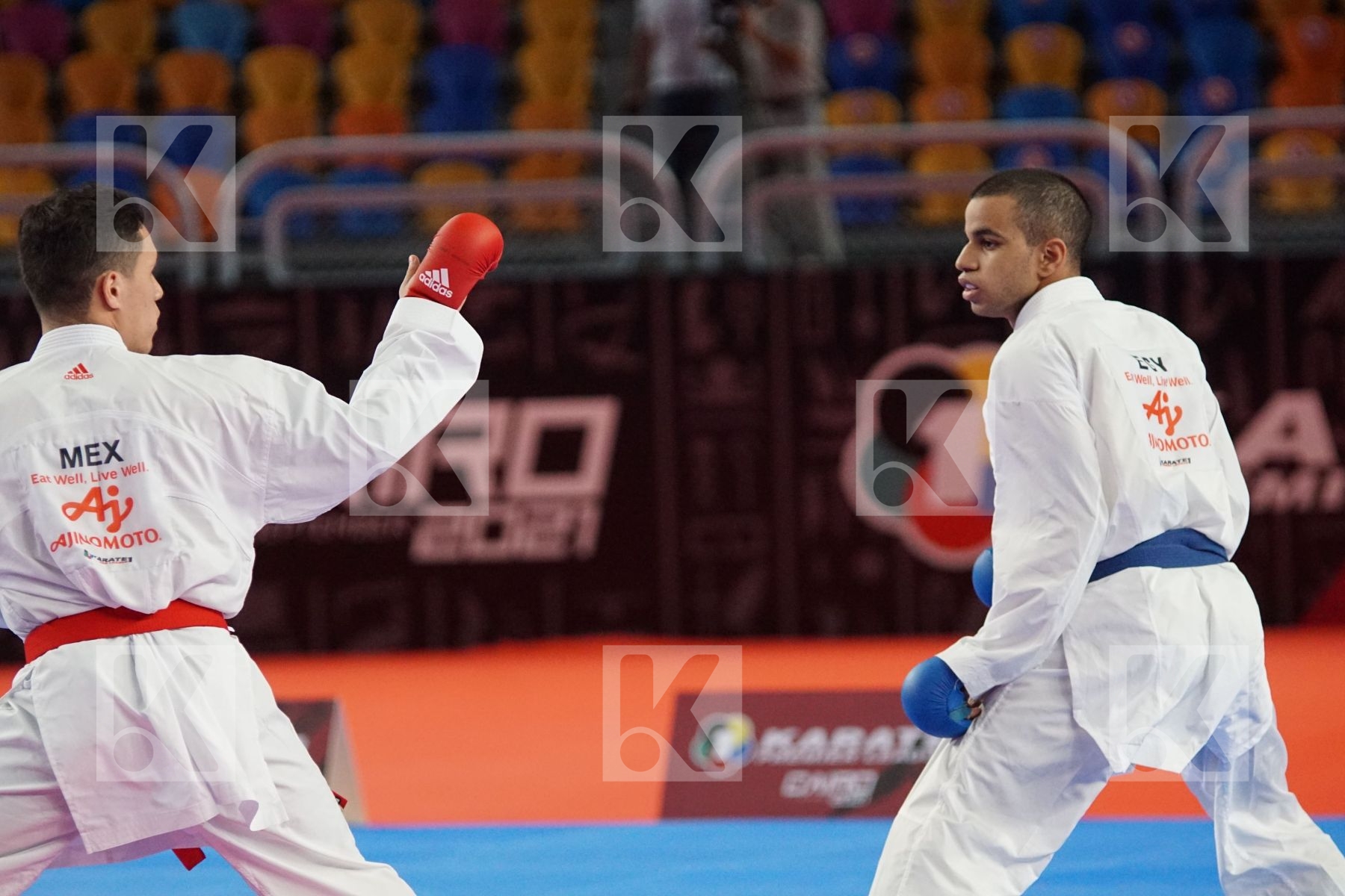 Jesus Leonardo RODRIGUEZ (MEXICO) vs (Ahmed LOTFY (EGYPT) in Male Kumite -67 Kg - Bronze bout