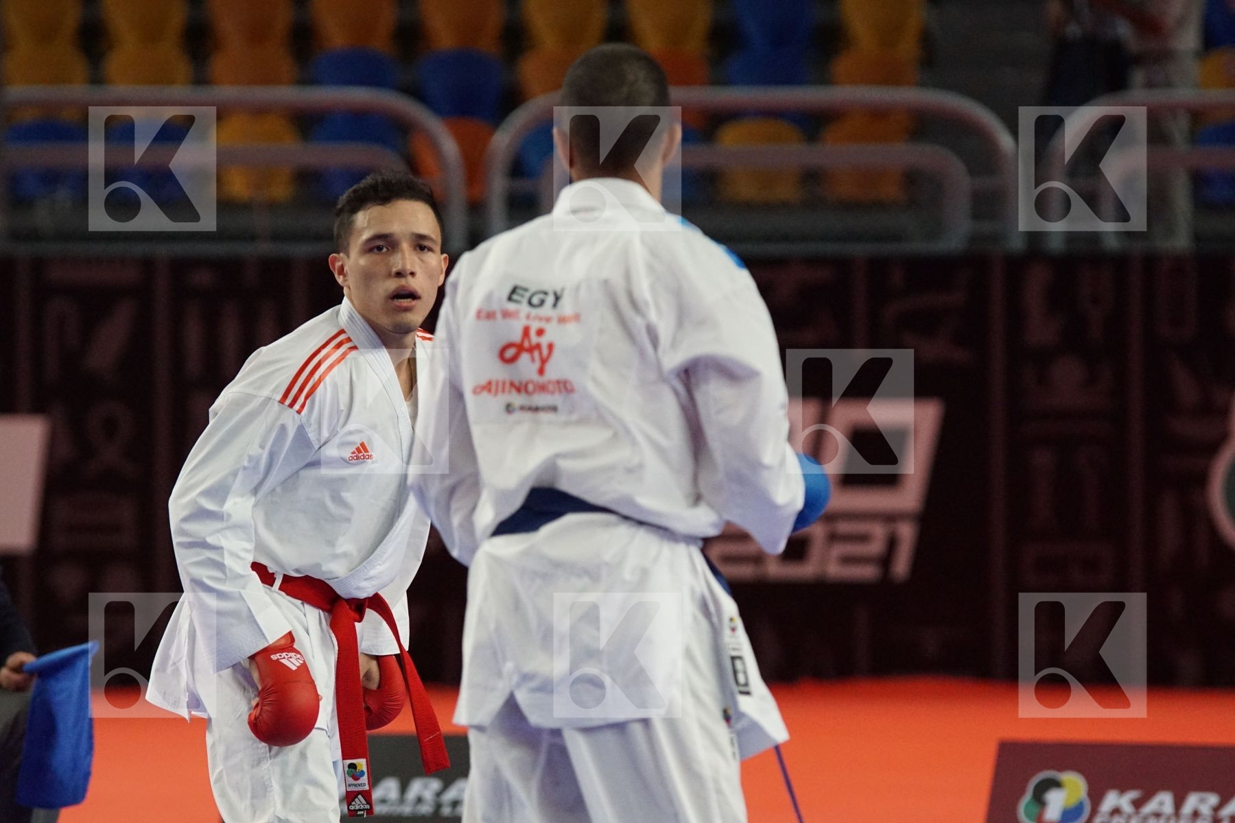 Jesus Leonardo RODRIGUEZ (MEXICO) vs (Ahmed LOTFY (EGYPT) in Male Kumite -67 Kg - Bronze bout
